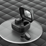 Black Wireless Earphones With Charging Case-1915198279411437568