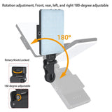 5W Mobile Phone Fill Light For Live Broadcast With Screen - V11 Cool & Warm-1915197854796877829