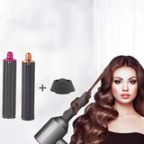 Upgraded Long Curling Barrels For Dyson Airwrap Hair Dryer With Nozzle And Adapter In Rose Red-1915197645001986054