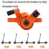 Rear Wheel Disc Brake For Ninebot F20 / F25 / F30 / F40 Electric Scooters - Orange-1922443425282658309