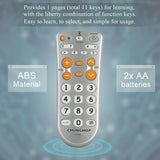 Universal Infrared Tv Remote Control - Learn Function-1915197949596536837