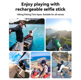 Sports Camera And Phone Selfie Stick With 10000Mah Power Bank-1915197572218228745
