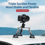 Car Mount For Action Camera With Suction Cup-1915196987205095428