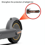 Black Fender Tail Light Cover For Ninebot Max G30 Electric Scooter-1915196927104913413
