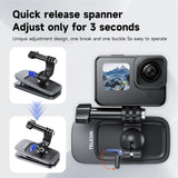 360 Degree Backpack Clip Mount For Action Camera - Rotating-1915197226716631045