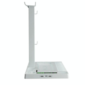 Ps5 Cooling Handle With Charging Base And Disc Storage Rack - White-1915197139391221761