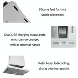Ps5 Cooling Handle With Charging Base And Disc Storage Rack - White-1915197139391221762