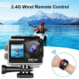 Outdoor Waterproof Dual Screen Wifi Sports Camera With Anti-Shake Hd Video-1915196866878902281