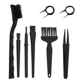 8-Piece Computer Cleaning Brush & Tweezer Set For Keyboard & Electronics-1915198329151688704