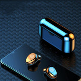 Wireless In-Ear Bluetooth Headset With Noise Reduction And Long Battery Life - Black-1915197147872104449