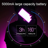 135Leds Dual Colour Temperature Pocket Fill Light - Black-1915197135347912713