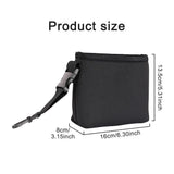 Black Portable Golf Ball Cleaning Bag - Waterproof & Removable-1915196687824064514