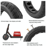8.5 X 2.0 Inch Honeycomb Solid Tire For Xiaomi M365 Scooter - Inflatable Rubber Explosion-Proof Black-1915196960663539717