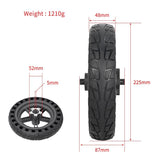 Shock-Absorbing Honeycomb Tire For Xiaomi M365 Electric Scooter With 8.5 Rear Wheel - Black Hub-1915197131354935298