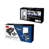 Wall-Mounted Bracket For Ps5 Console With Controller Vr Glasses And Headphone Storage - Black-1915196836906405896