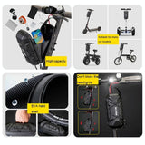 Electric Scooter Bag - Hard Shell Foldable Hanging Black-1915196938538586116