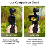 Portable Sunshade Hood For Dji Pocket 3 Screen Protection-1915196913616031747