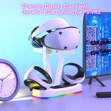 Playstation Magnetic Charging Base With Rgb Light And Storage Rack-1922443402604056577