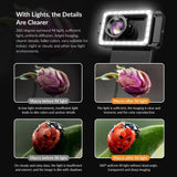 Universal Phone Clip With Multifunctional Fill Light - 1 / 4 & M17 M37 Thread Interface-1915198353189244937