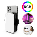 Foldable Rgb Fill Light With Phone Clip & Cold Shoe Interface-1915198275720450048