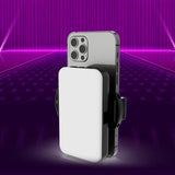 Foldable Rgb Fill Light With Phone Clip & Cold Shoe Interface-1915198275720450049