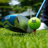 12-Pack Double Layer Golf Practice Balls - Colourful Competition Set-1915196994066976775