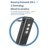 Wireless Car Audio Adapter With Bluetooth 5.3 And Tf Playback-1915198249480884232