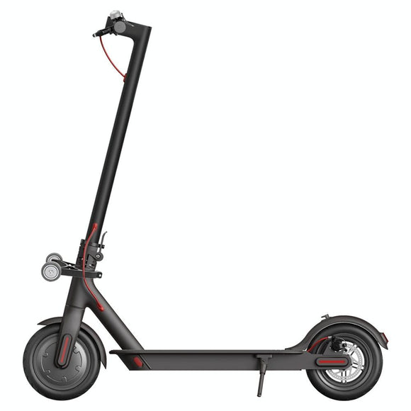 Foldable Auxiliary Wheel Bracket For Electric Scooters - Compatible With Xiaomi Ninebot And More - Black-1915196903348375553