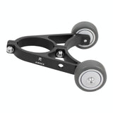 Foldable Auxiliary Wheel Bracket For Electric Scooters - Compatible With Xiaomi Ninebot And More - Black-1915196903348375556