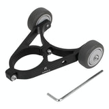 Foldable Auxiliary Wheel Bracket For Electric Scooters - Compatible With Xiaomi Ninebot And More - Black-1915196903348375559