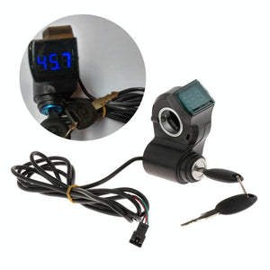Ev Scooter Disconnect Switch With Digital Display And Keys - Black-1922443402100740097