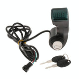 Ev Scooter Disconnect Switch With Digital Display And Keys - Black-1922443402100740098