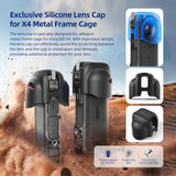 Amagisn Metal Protective Housing For Insta360 X4 With 2 Claws And Rabbit Cage-1915197938431299588