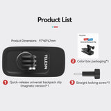 Universal Magnetic Backpack Mounting Bracket - Quick Release-1915197601536413698