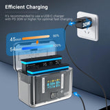 Smart Dual Charging Box For Insta360 X4 Camera-1922443396421652481