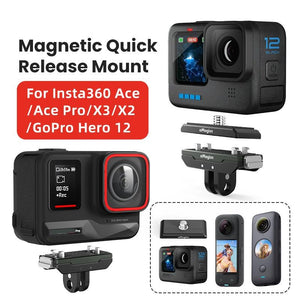 Metal Magnetic Quick Release Top Cover For Insta360 Ace / Pro / X3 / X2 / Gopro Hero12-1915197671333826561