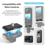 Metal Magnetic Quick Release Top Cover For Insta360 Ace / Pro / X3 / X2 / Gopro Hero12-1915197671333826567