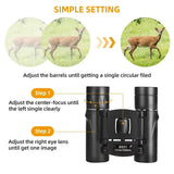 High-Power Mini Binoculars For Low-Light Night Vision 8X21-1915198326479917060