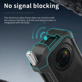 Metal Rabbit Cage & Lens Cover Set For Insta360 X4 - Black-1922443473110306823