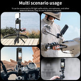 Metal Rabbit Cage & Lens Cover Set For Insta360 X4 - Black-1922443473110306824