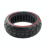 Universal 8.5 Electric Scooter Tire With 56 Card Slot - Off-Road Red Line-1915196918682750977