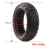 Universal Off-Road Scooter Tire - 10 X 2.7-2.75 53.5 255-70 Or 70 / 65-6.5 - Red Line-1915196912345157636