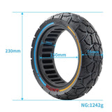 Electric Scooter Tire - 54 Cards 255X80 / 65-6.5 Universal Fit Colourful-1915196876689379333