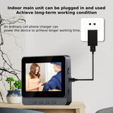 2.4G Wireless Doorbell With 4.3 Ips Screen And Night Vision Camera-1922443442093428743