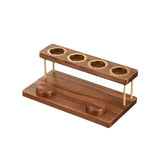 Countertop Organizer For Dyson Airwrap - Walnut Rack-1915198386320052224
