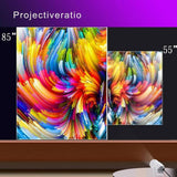 Intelligent Portable Projector With Android 12.0 For Family Use-1915197841157001222