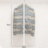 2-Pack Hanging Garment Storage Bags With Zipper - Clear-1915198092488085505