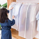 Waterproof Hanging Storage Bag For Dustproof Organization - White-1915196645293821958