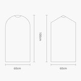 100 Disposable Dust Bags - 60X110Cm - Transparent Pp Cover-1915197172618498049