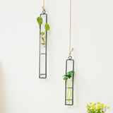 Charming Iron Art Glass Wall Hanging For Home Gardening - Size L-1915197965862047748